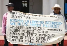 ONU exige liberación inmediata de defensores tzeltales en Chiapas por detención arbitraria y violaciones a derechos humanos