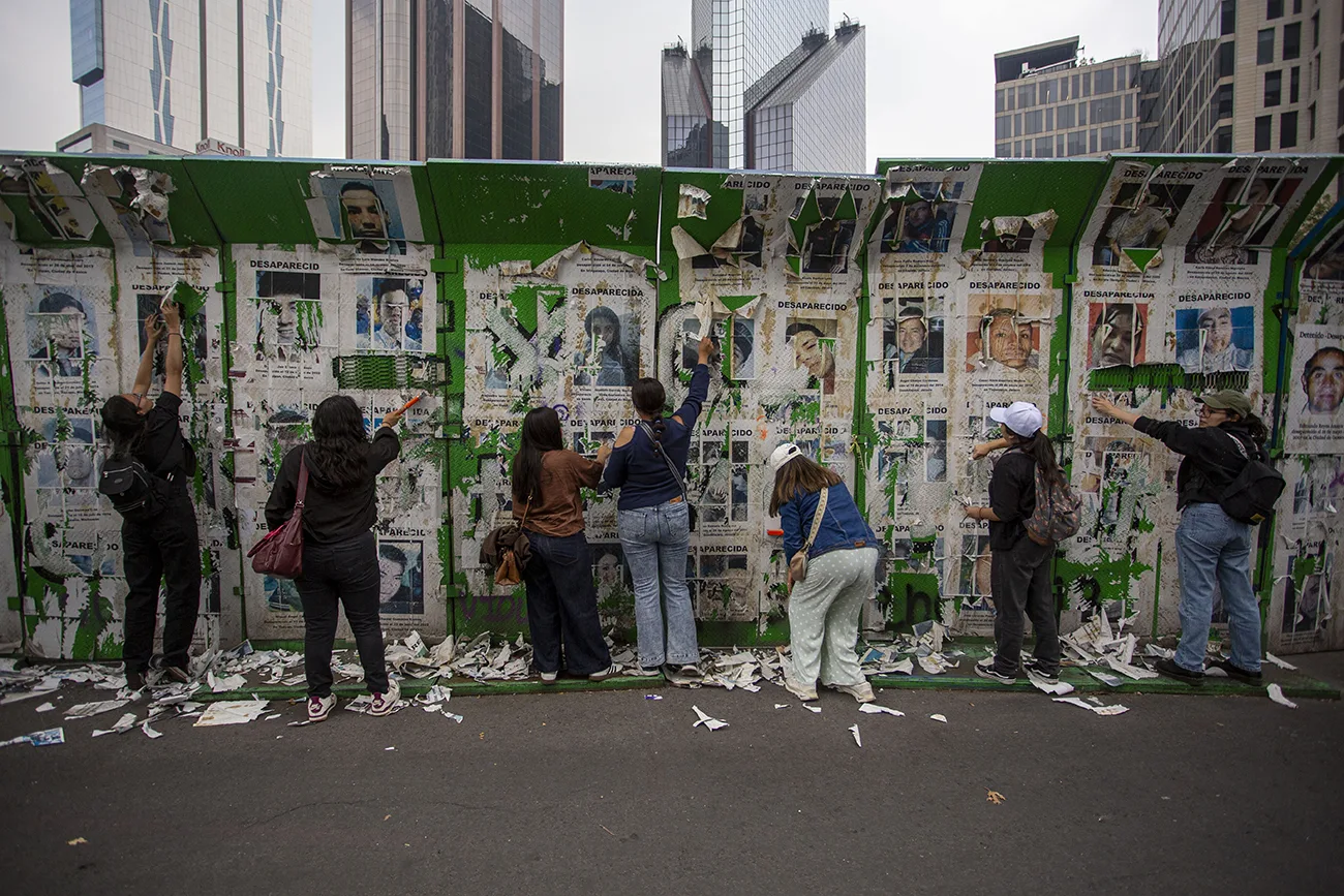 Por Amor a Ellxs llevaron su exigencia a la CDMX en el Día Internacional contra la Desaparición Forzada