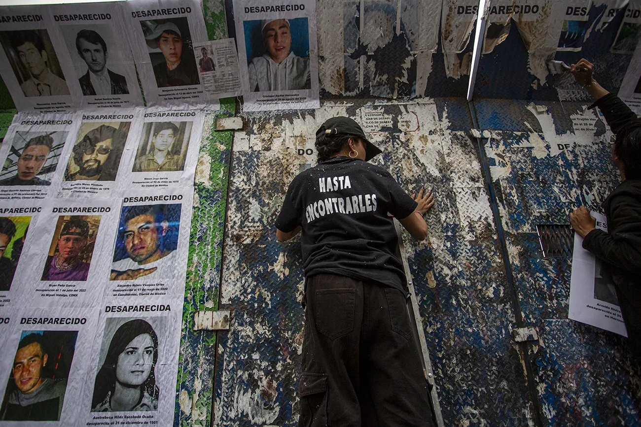 Por Amor a Ellxs llevaron su exigencia a la CDMX en el Día Internacional contra la Desaparición Forzada