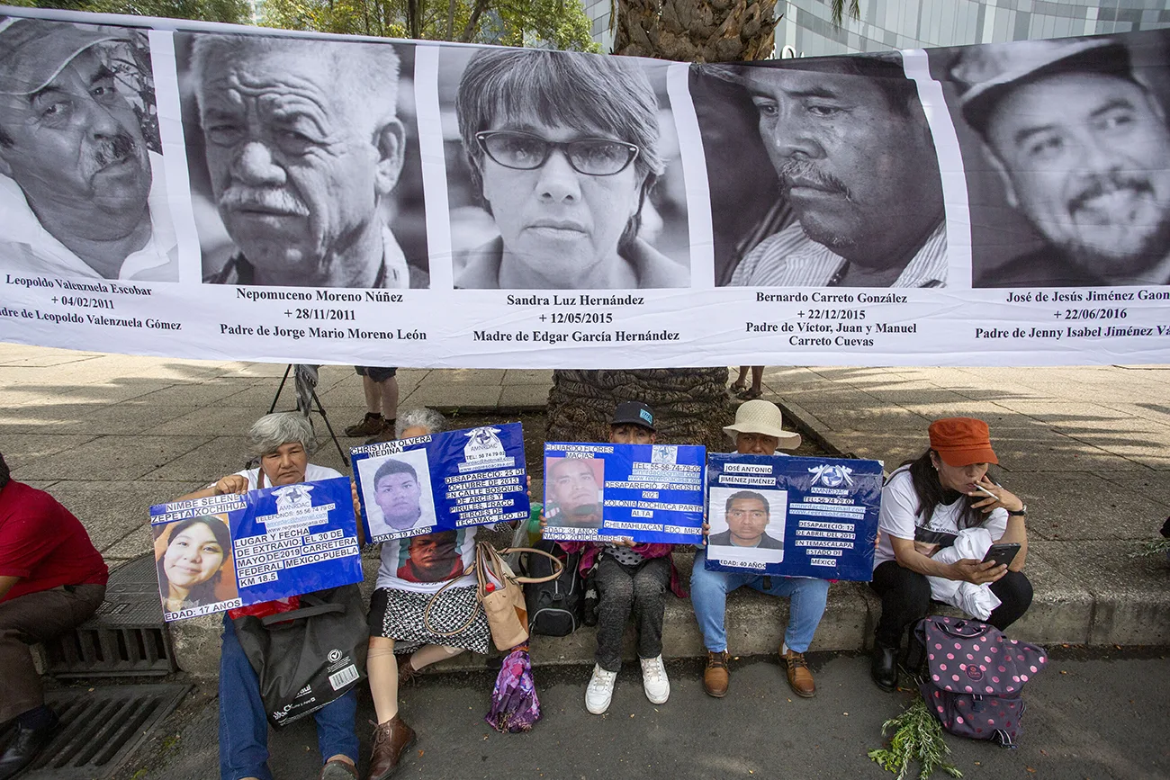 Por Amor a Ellxs llevaron su exigencia a la CDMX en el Día Internacional contra la Desaparición Forzada
