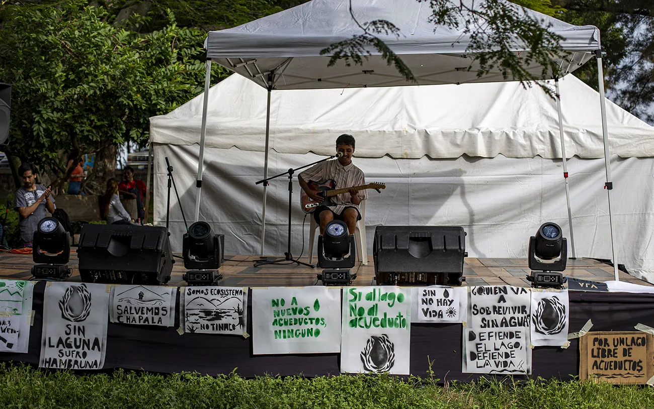 Festival por el Lago de Chapala reunió a pueblos ribereños en defensa del lago más grande de México