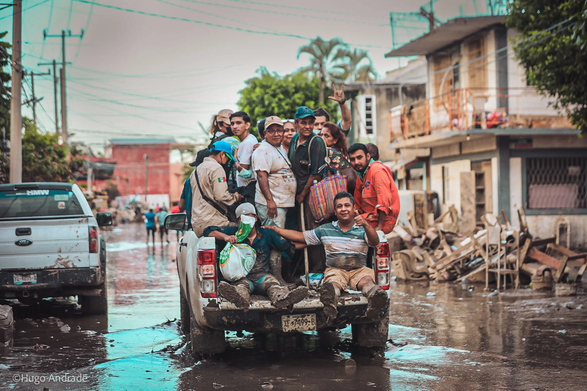 Veracruz en crisis: Poza Rica sigue sin recuperarse tras el desbordamiento del río Cazones