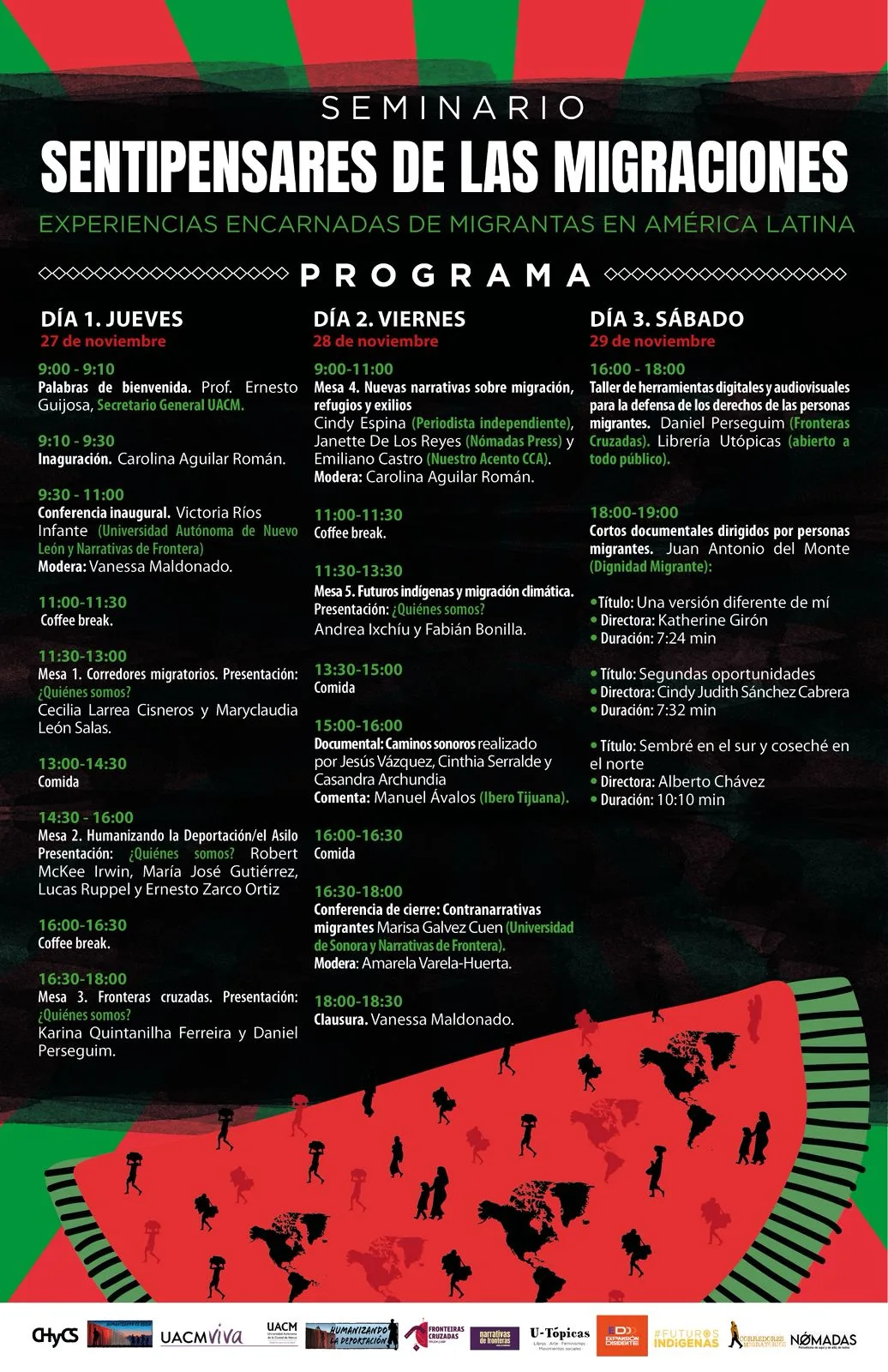 Seminario migraciones UACM testimonios migrantes