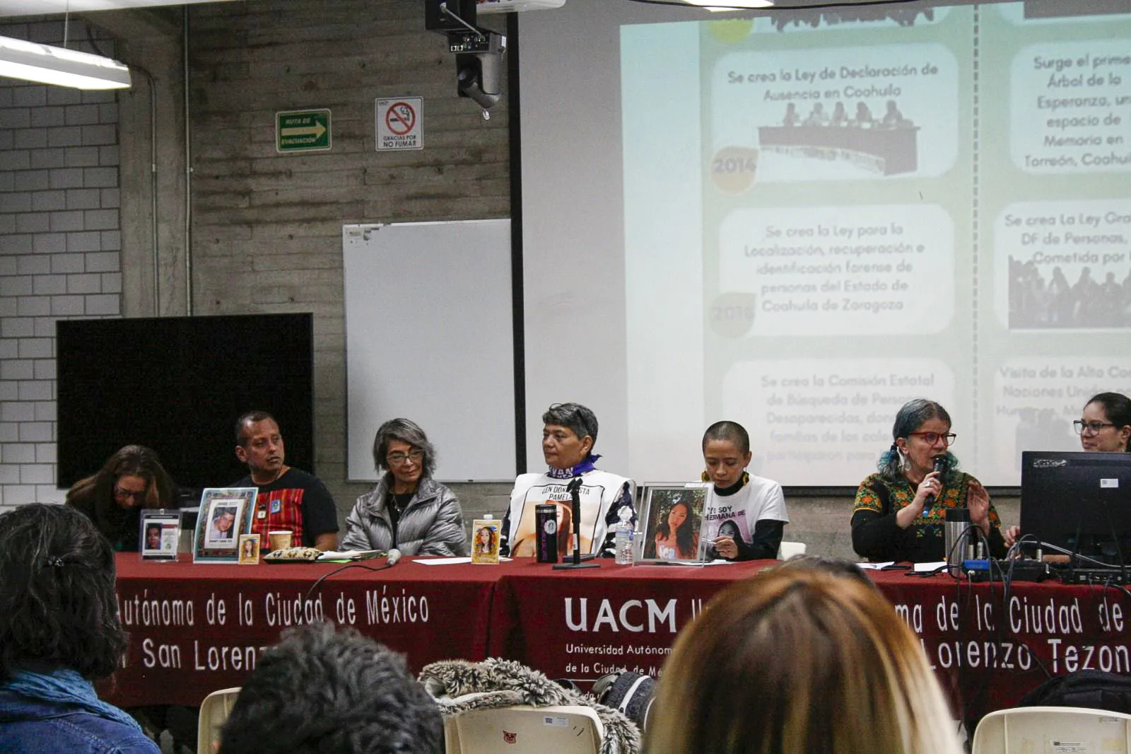 Familiares de desaparecidos exigen justicia y señalan la ineficacia del Estado en coloquio de la UACM