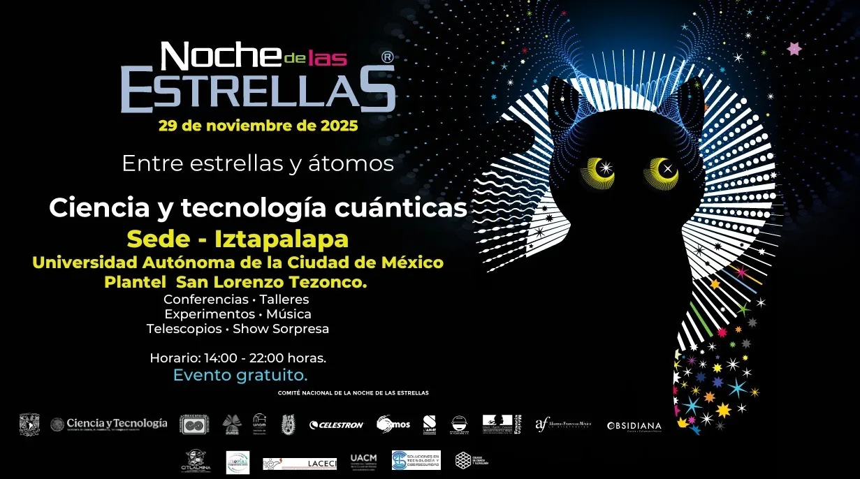 La Noche de las Estrellas 2025 ilumina la UACM con telescopios, ciencia y rock