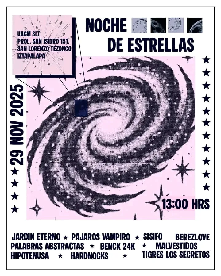 La Noche de las Estrellas 2025 ilumina la UACM con telescopios, ciencia y rock