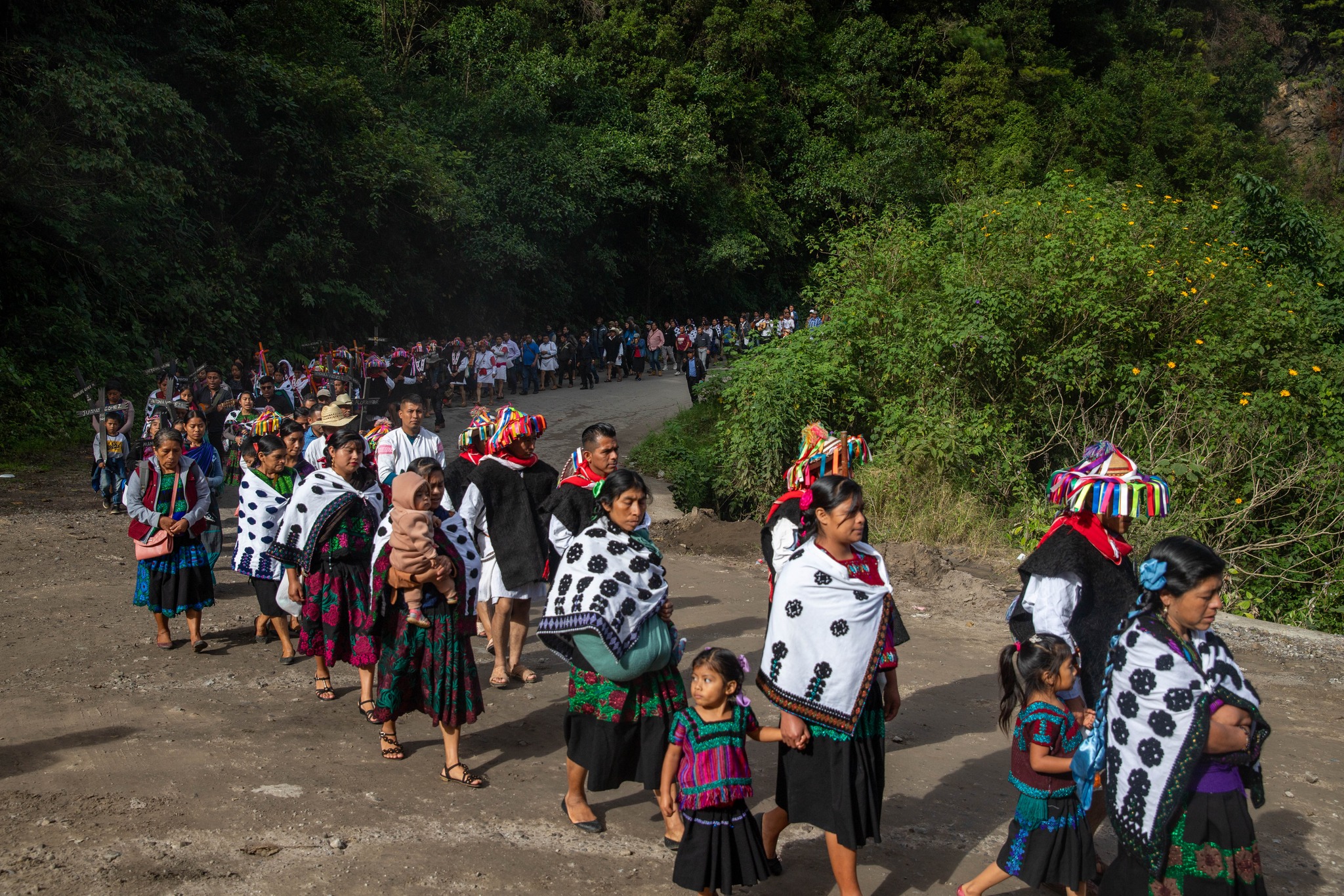 Conmemoración por la Masacre de Acteal a 28 años en Chenalhó, Chiapas