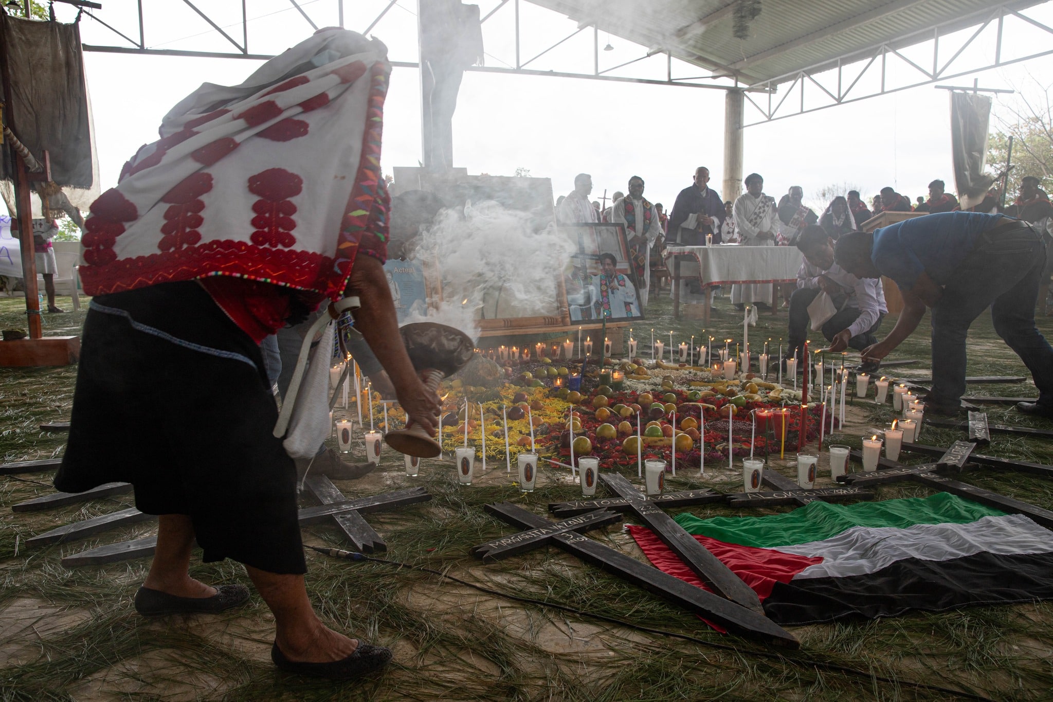 Conmemoración por la Masacre de Acteal a 28 años en Chenalhó, Chiapas