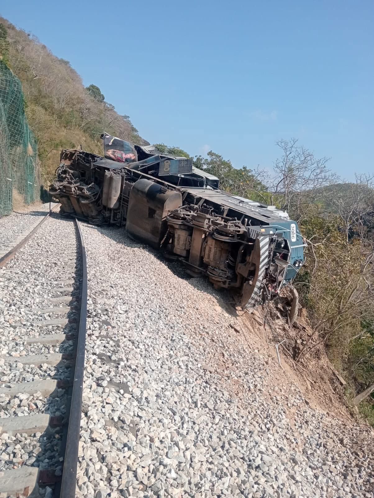 Accidente del Tren Interoceánico en Nizanda, Oaxaca