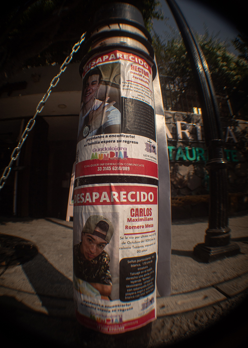 Última pega de cédulas en Tlaquepaque 2025 expone la indiferencia social ante la desaparición forzada