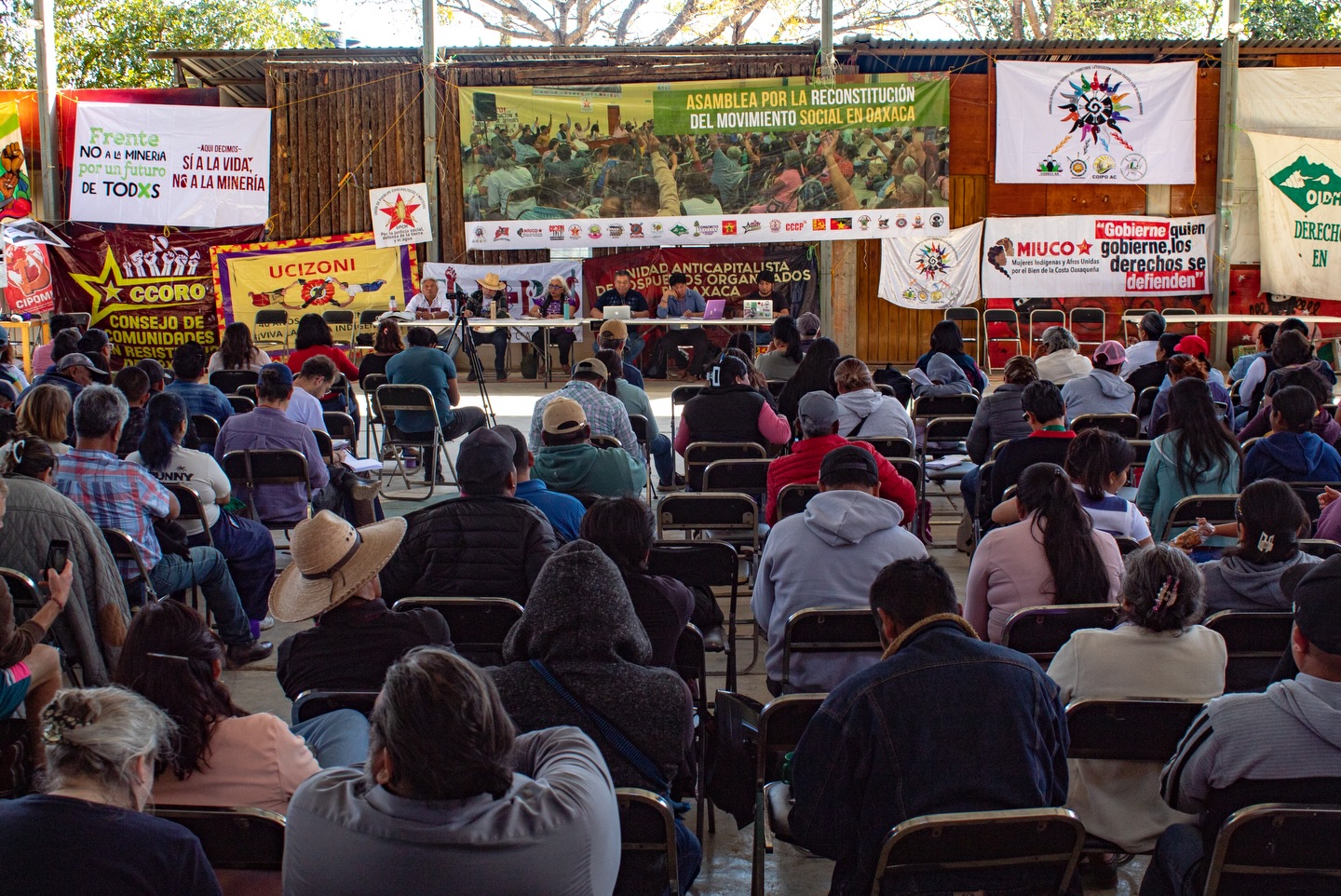 Asamblea en Oaxaca denuncia continuidad neoliberal y exige cancelar el Corredor Interoceánico