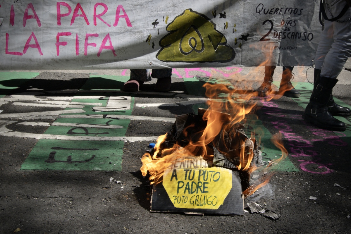“No a la turistificación, no al mundial del despojo” reclaman activistas en Ciudad de México