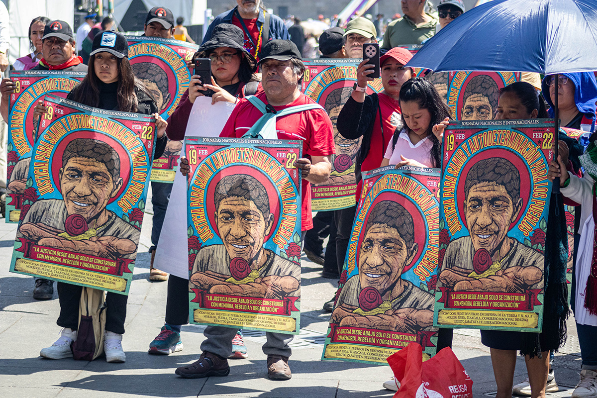 “Retas por Samir” toman el Zócalo: fútbol popular se enfrenta al Mundial del despojo