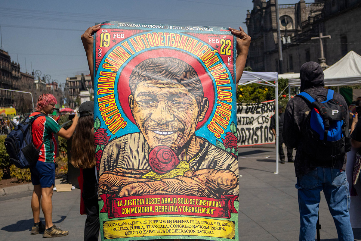“Retas por Samir” toman el Zócalo: fútbol popular se enfrenta al Mundial del despojo
