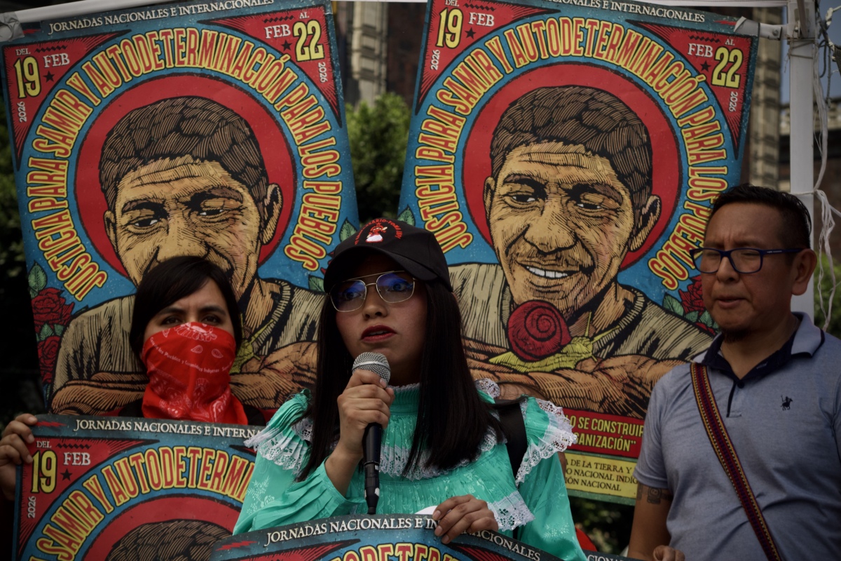 “Retas por Samir” toman el Zócalo: fútbol popular se enfrenta al Mundial del despojo