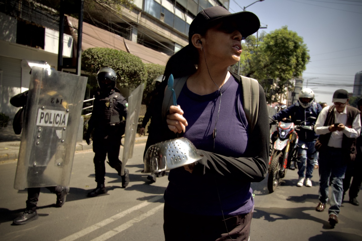 “No a la turistificación, no al mundial del despojo” reclaman activistas en Ciudad de México