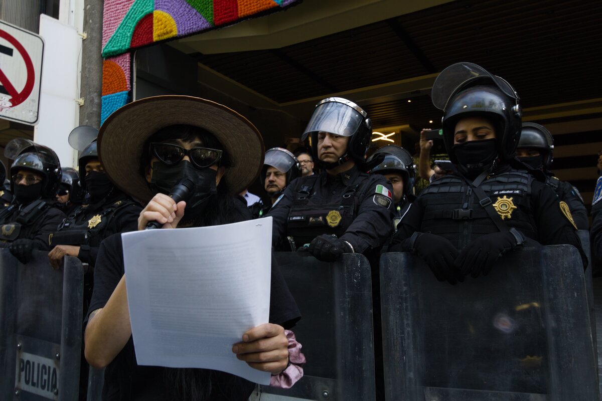 “No a la turistificación, no al mundial del despojo” reclaman activistas en Ciudad de México