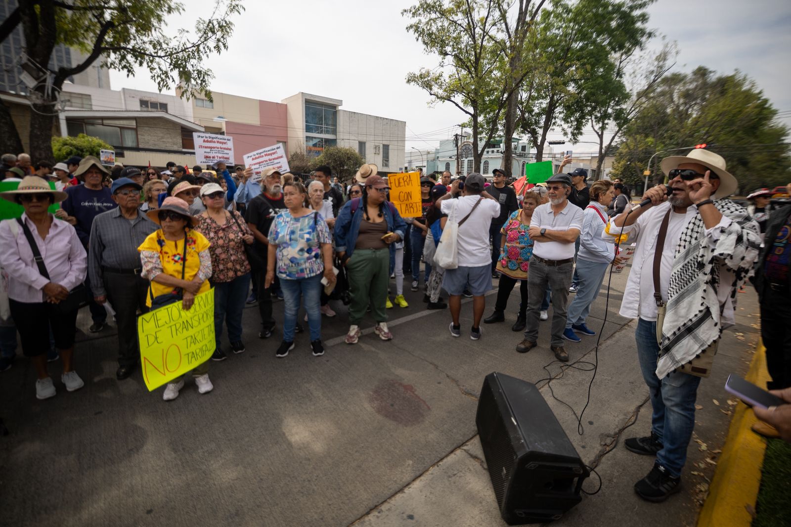 Asamblea Popular contra el tarifazo marcha en Guadalajara por transporte digno