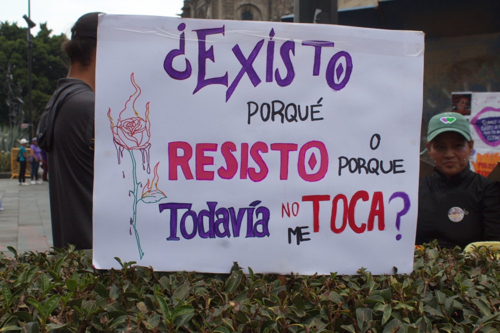 Ciudad de México se pinta de morado, crónica del 8M