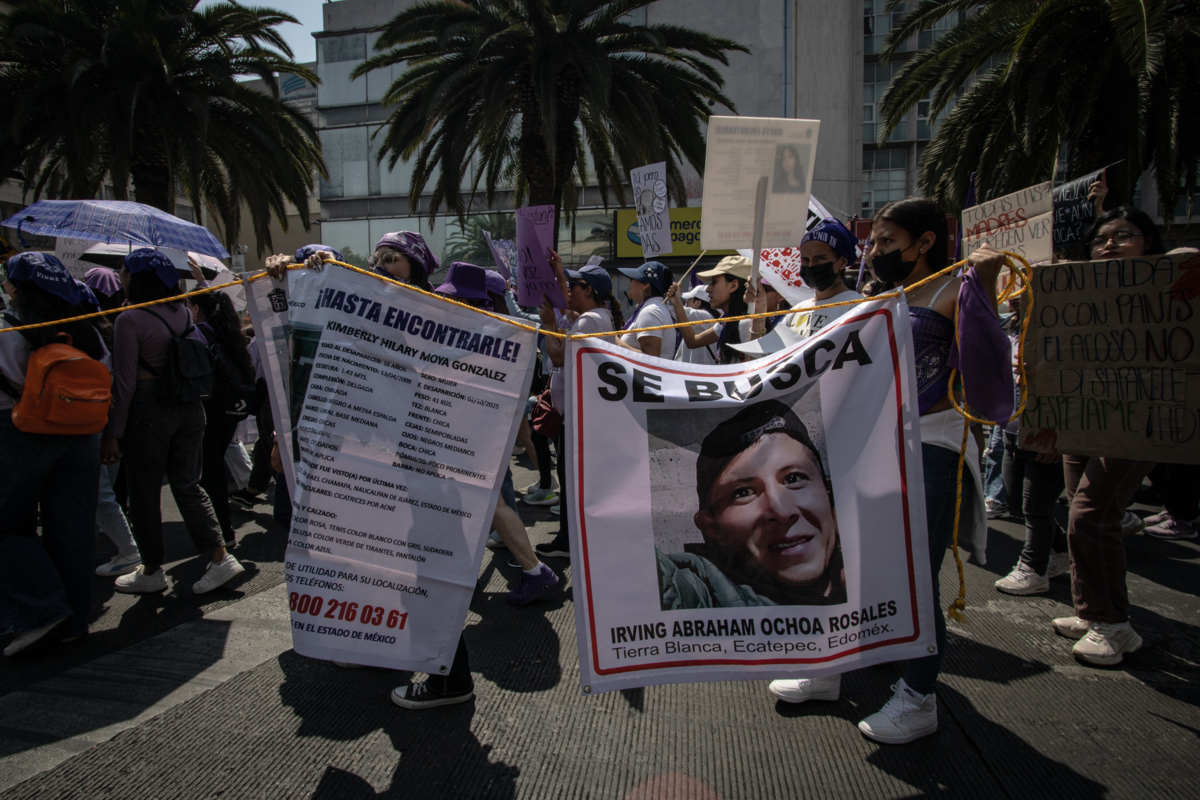 Miles de mujeres llenan las calles de la CDMX durante la jornada del 8M