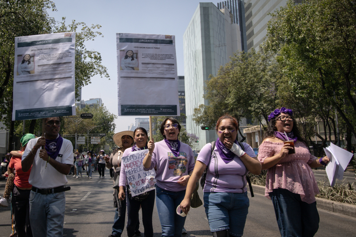 Miles de mujeres llenan las calles de la CDMX durante la jornada del 8M