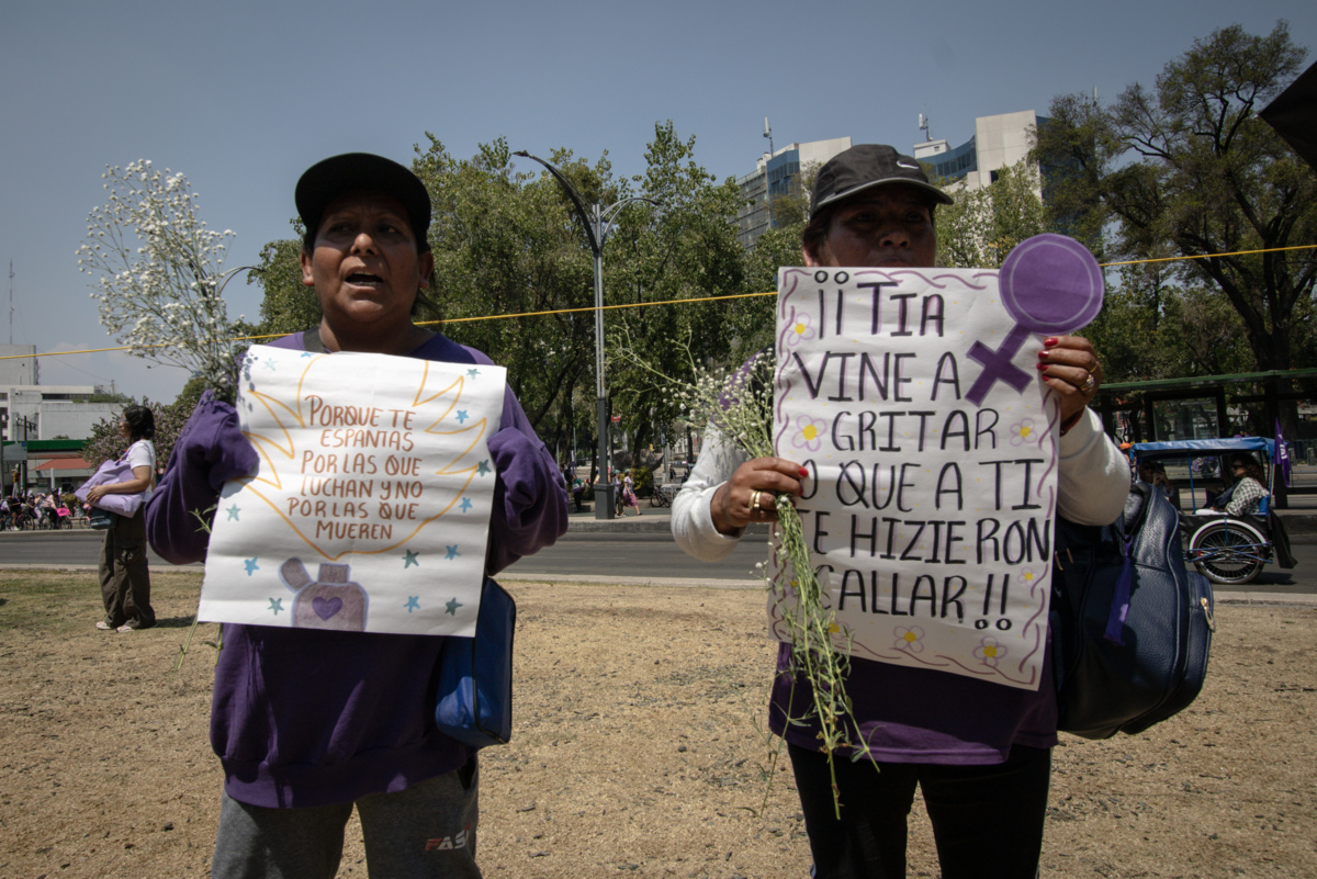 Miles de mujeres llenan las calles de la CDMX durante la jornada del 8M