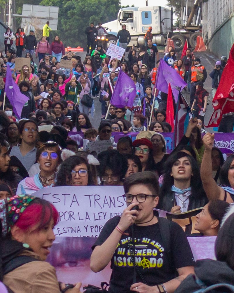 Marcha trans en CDMX exige vivienda digna, trabajo seguro y justicia para la comunidad