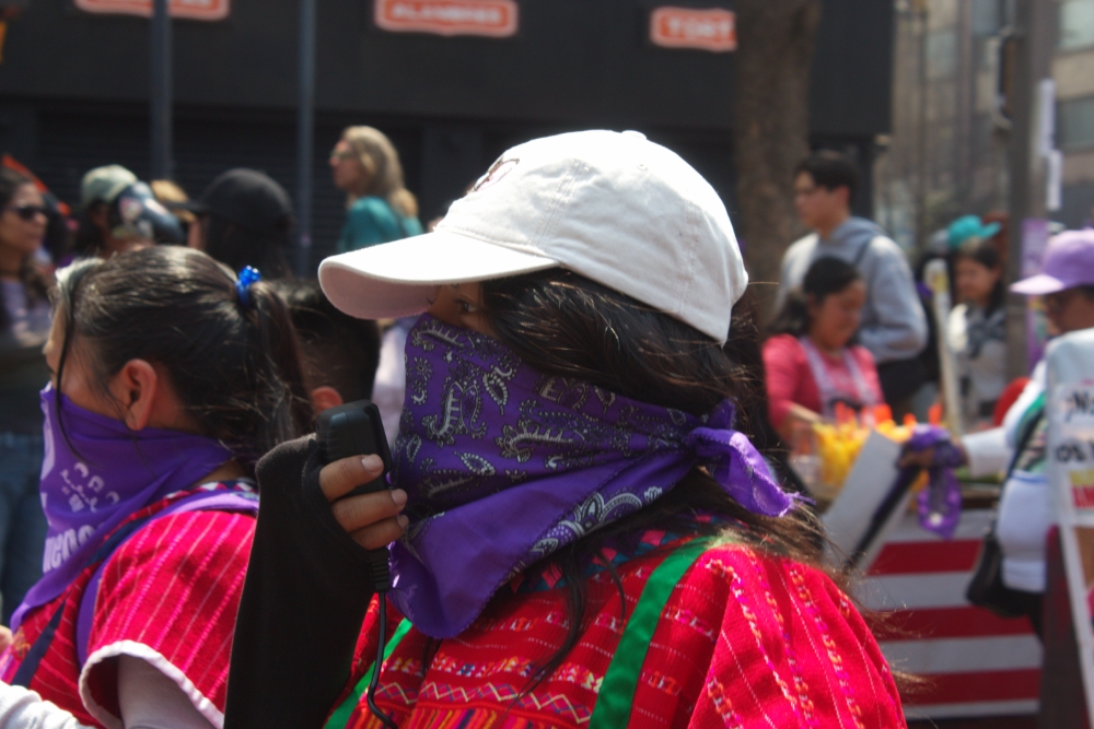 Ciudad de México se pinta de morado, crónica del 8M