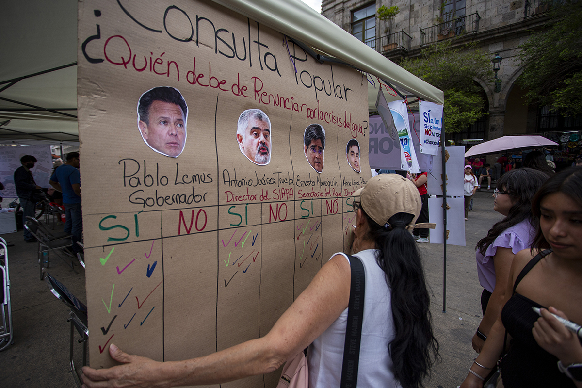 Protesta por el agua en Guadalajara: Anuncian Red de Monitores del Agua Vecinales y exigen alerta sanitaria y destitución del Director de SIAPA