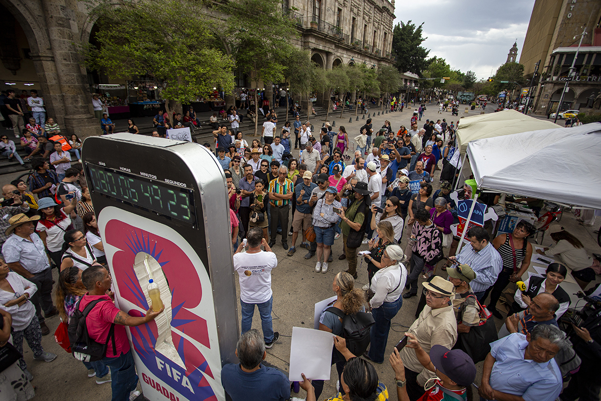 Protesta por el agua en Guadalajara: Anuncian Red de Monitores del Agua Vecinales y exigen alerta sanitaria y destitución del Director de SIAPA