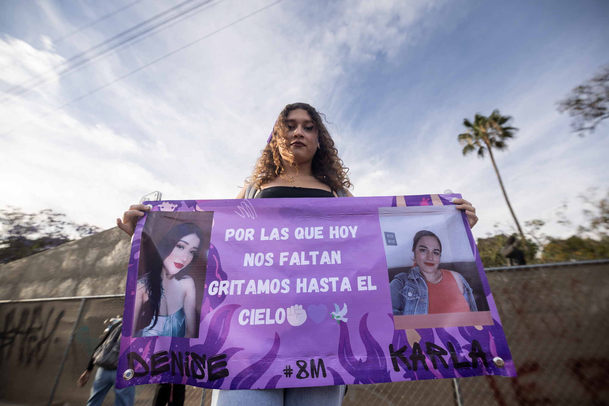 Más de 15 mil mujeres marchan en Guadalajara durante la jornada del 8M