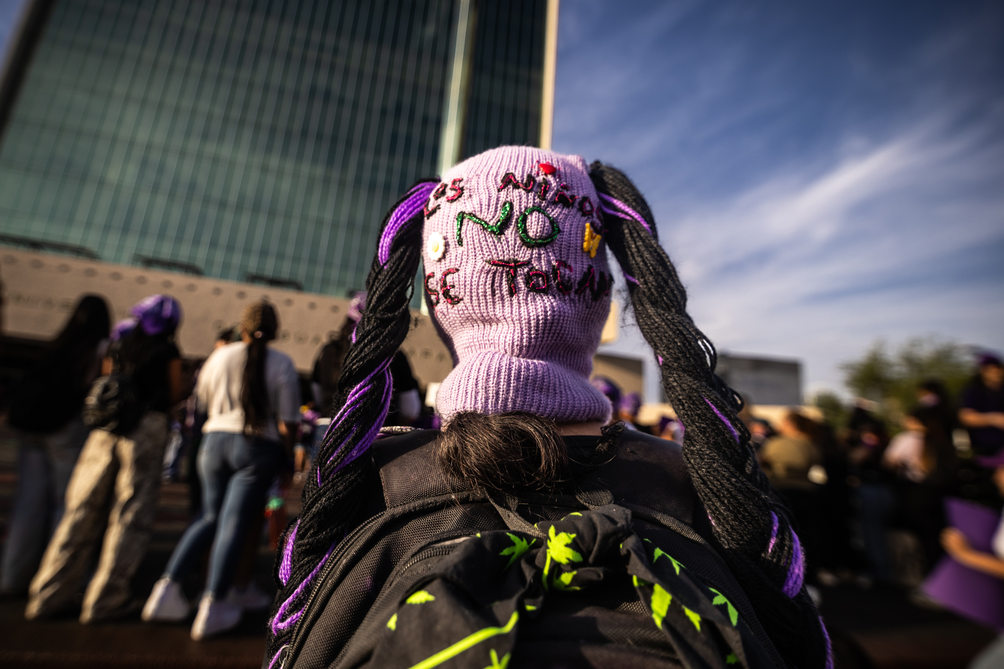 Más de 15 mil mujeres marchan en Guadalajara durante la jornada del 8M