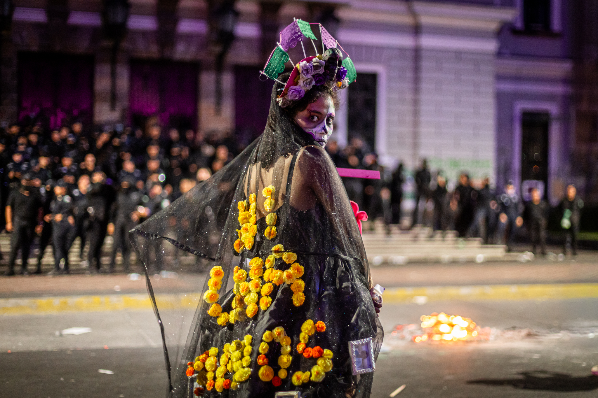 Más de 15 mil mujeres marchan en Guadalajara durante la jornada del 8M