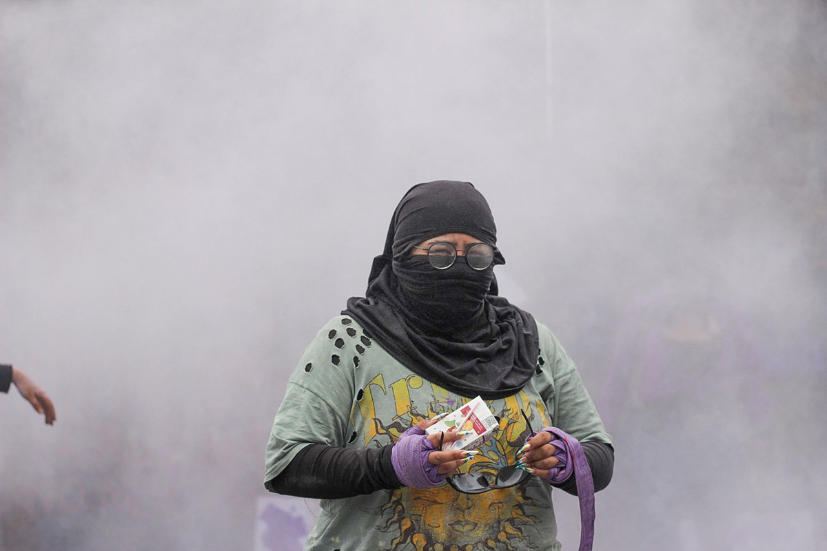 Más de 120 mil mujeres marchan en el 8M en la Ciudad de México