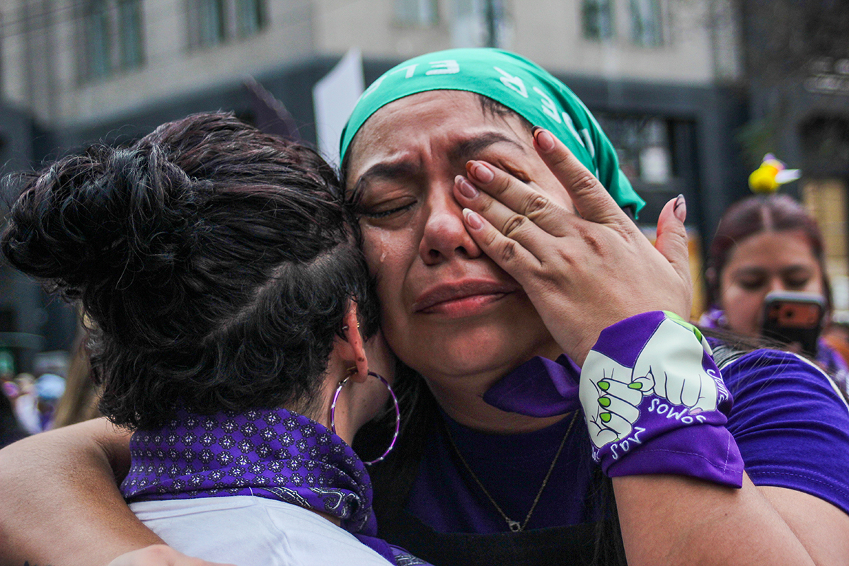 Más de 120 mil mujeres marchan en el 8M en la Ciudad de México