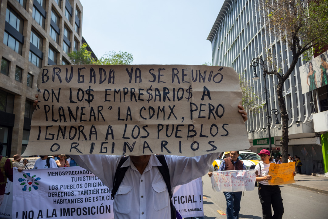 Pueblos originarios de la CDMX denuncian consulta simulada en el Plan General de Desarrollo de Brugada