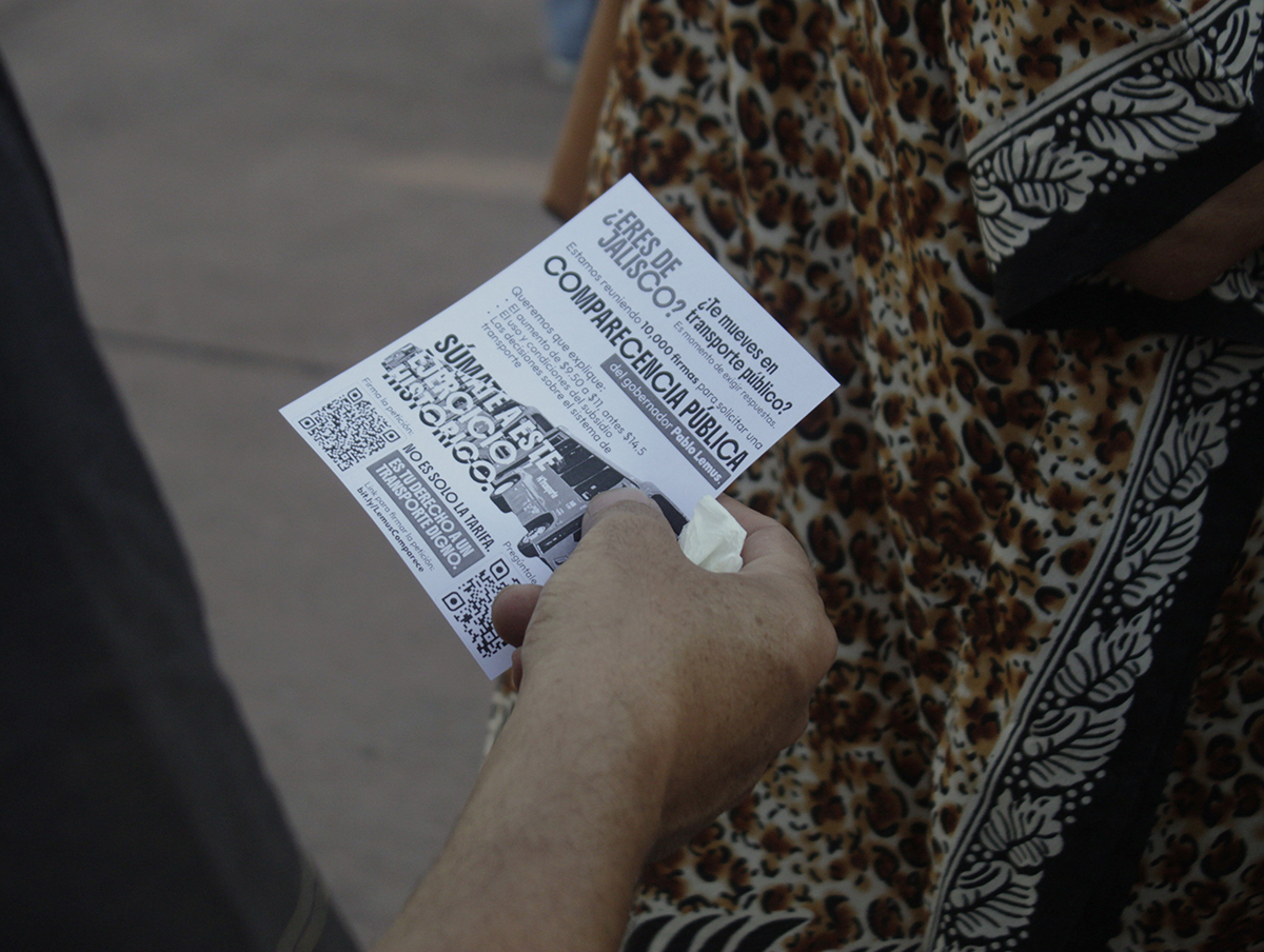 Marcha contra el tarifazo en Guadalajara: denuncian imposición de tarifa y crisis del transporte público