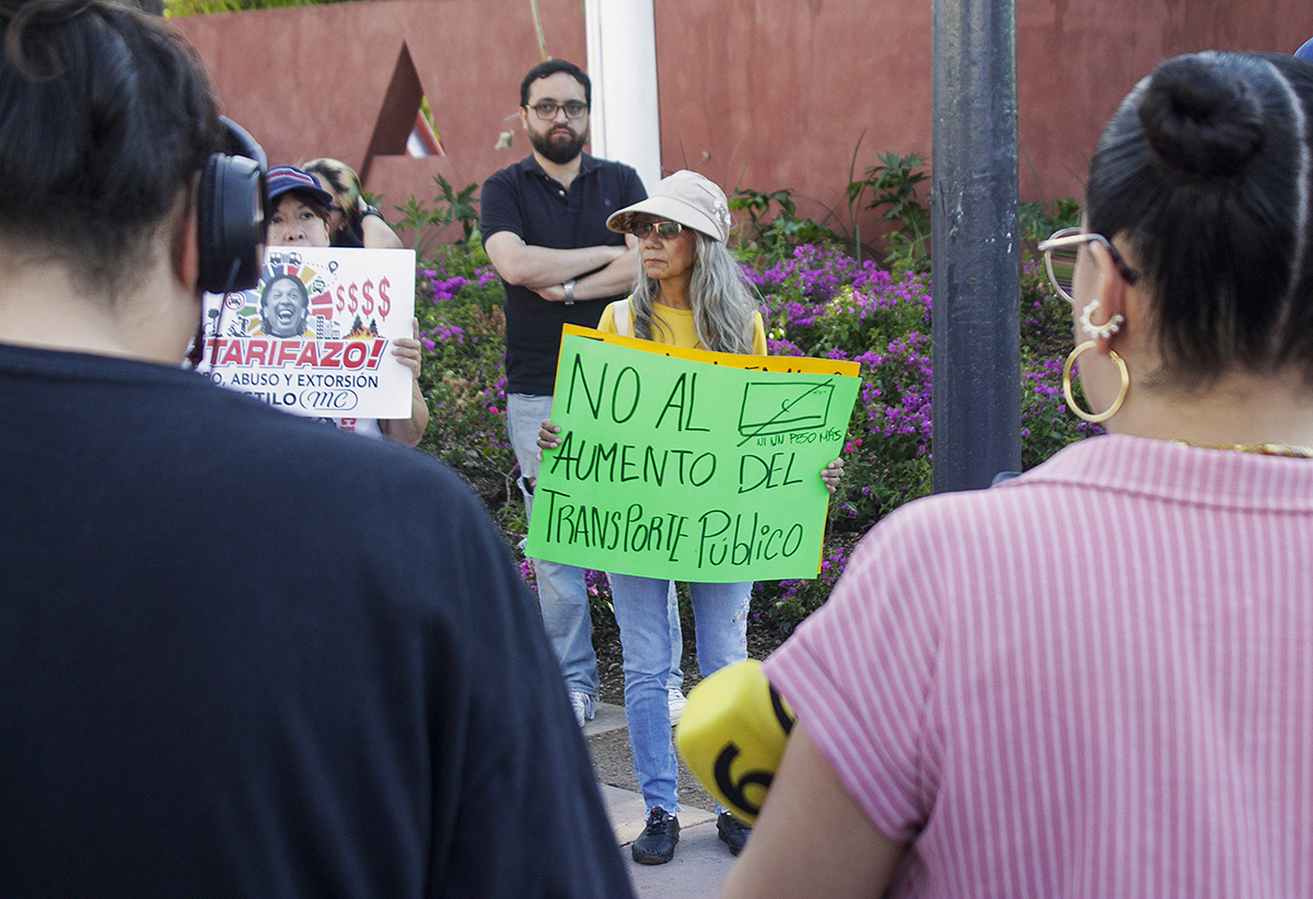 Marcha contra el tarifazo en Guadalajara: denuncian imposición de tarifa y crisis del transporte público