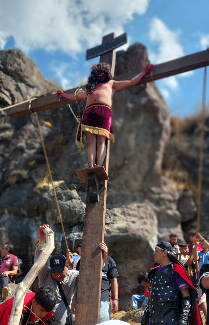 Cuautepéc revive la Pasión: fe, comunidad y memoria en la representación del Viernes Santo