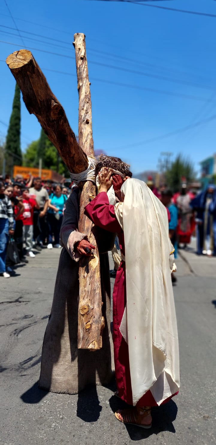 Cuautepéc revive la Pasión: fe, comunidad y memoria en la representación del Viernes Santo
