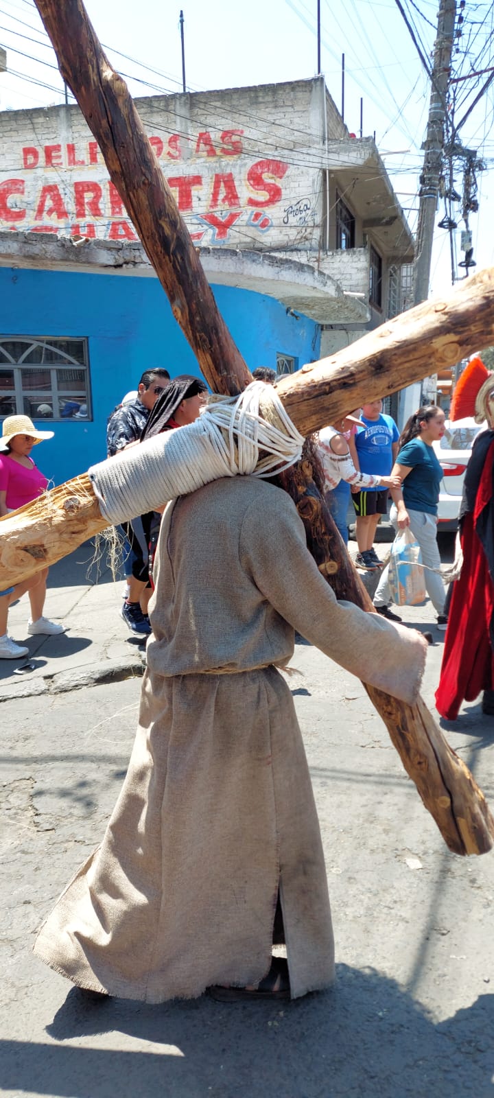 Cuautepéc revive la Pasión: fe, comunidad y memoria en la representación del Viernes Santo