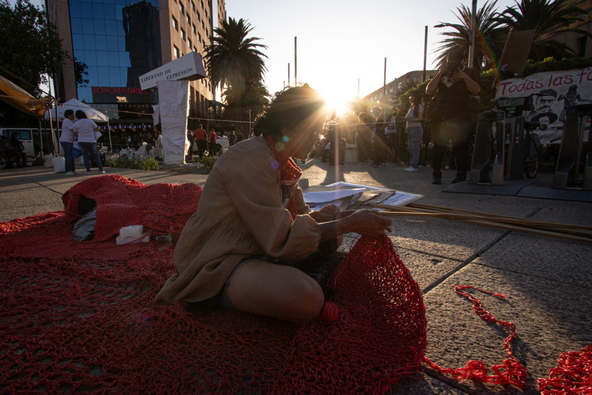 Fotos: antimonumento "Aquí Nadie Olvida" por periodistas en México