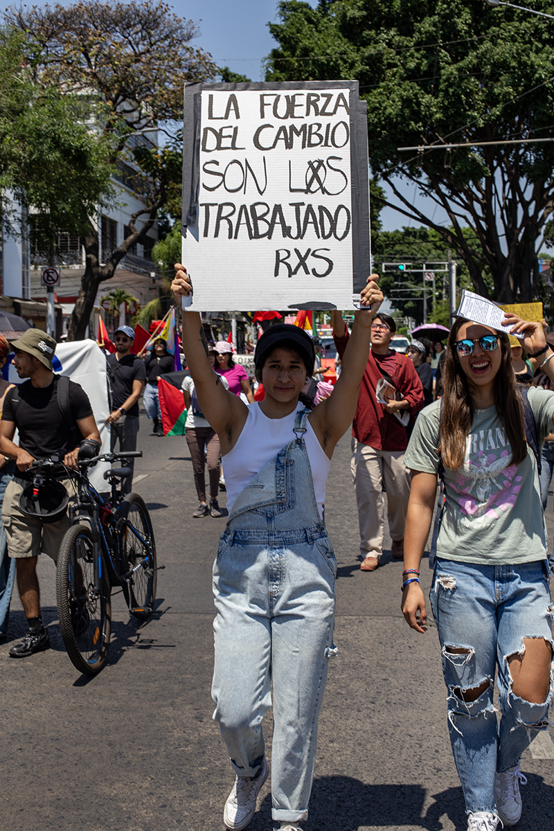 Desde la Glorieta de los Desaparecidos, Guadalajara marcha este 1° de Mayo con exigencias laborales y de justicia