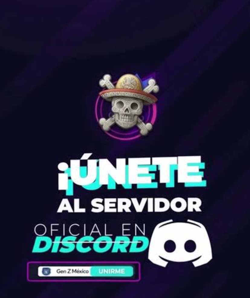 Invitación al servidor de Discord de la cuenta Gen Z México difundida en redes sociales.