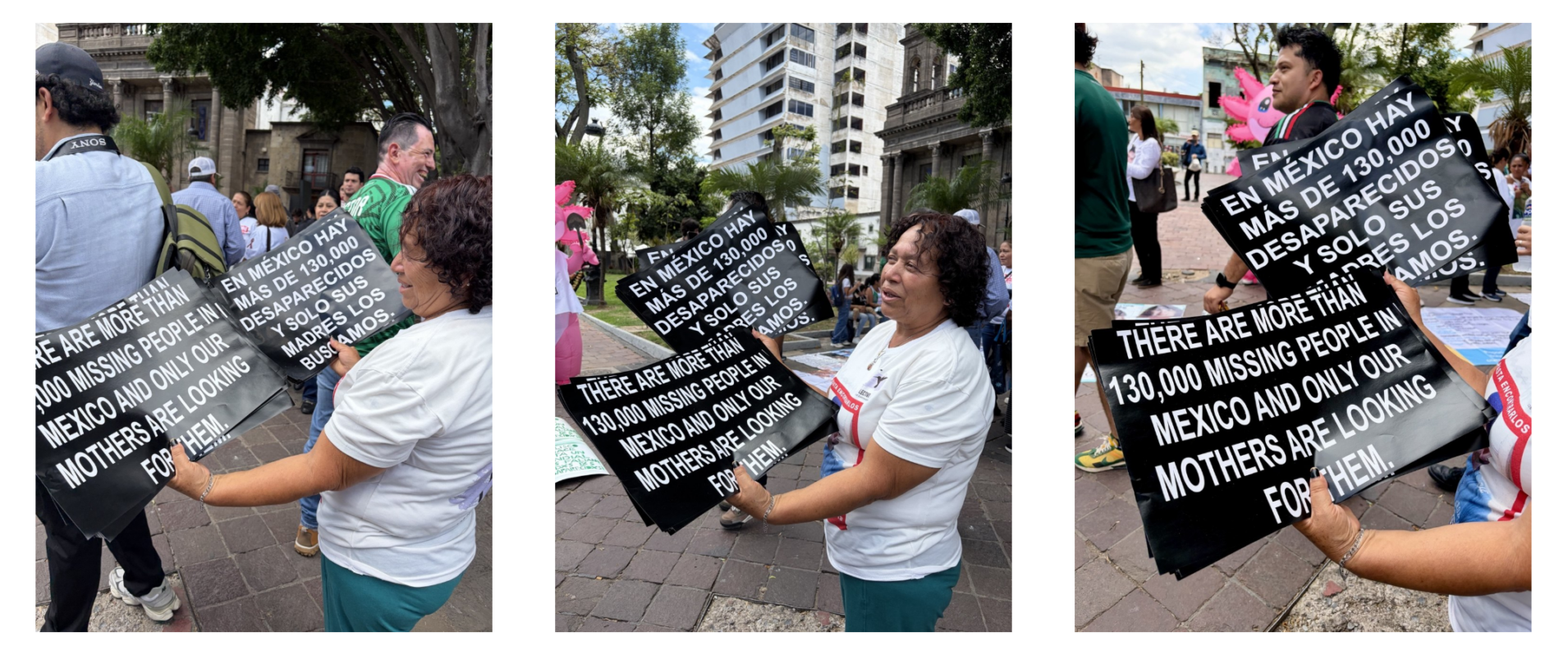 “Nuestro dolor ha sido agraviado”: Familias buscadoras marchan en Guadalajara en medio del fervor mundialista y exigen disculpa pública a Claudia Sheinbaum