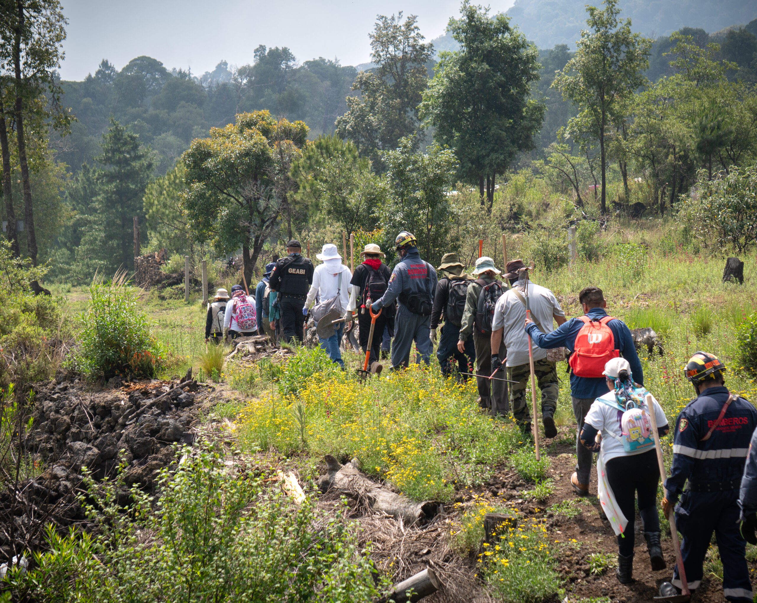 Familias buscan a Ignacio Santiago Pérez en el Ajusco, CDMX