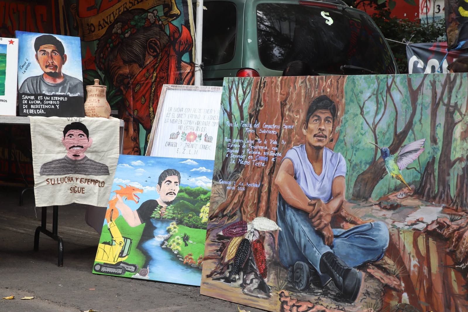 Familiares de Samir Flores y colectivos antimundialistas convierten el futbol popular en protesta contra el "Mundial del Despojo"