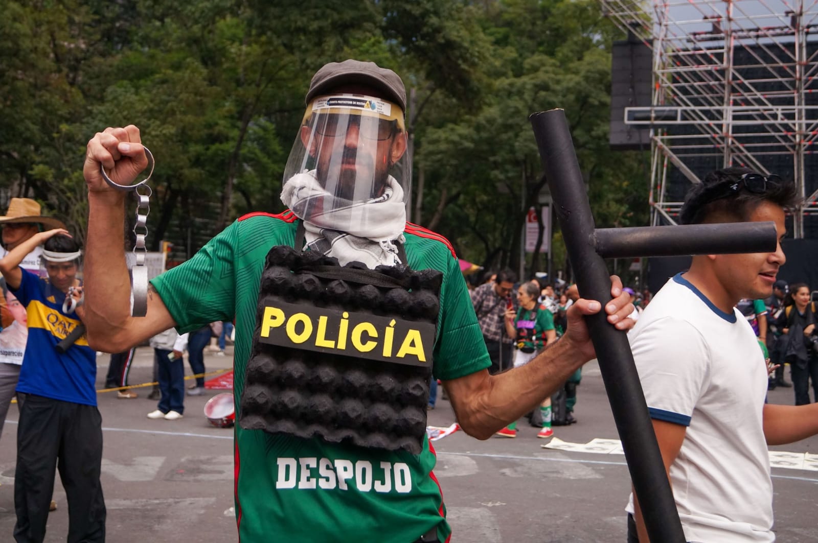 Madres buscadoras protestan previo al México vs Ecuador