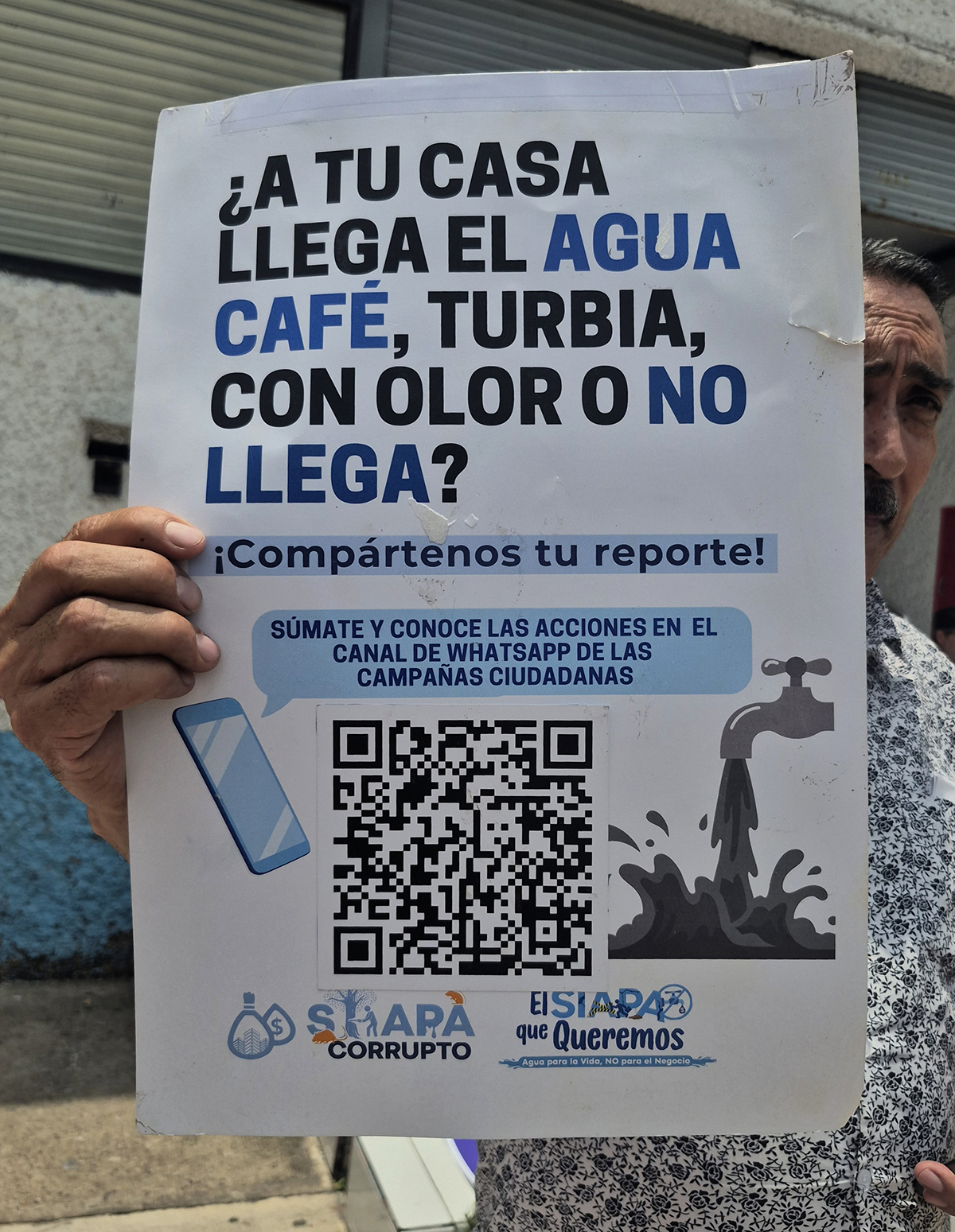 Vecinos y el colectivo El SIAPA Que Queremos exigen alerta sanitaria por agua contaminada en Guadalajara