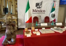 Italia devuelve a México 27 piezas arqueológicas y fósiles Italia devuelve a México 27 piezas arqueológicas y fósiles